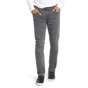 [Paige] Transcend Federal Slim Straight Burnham Gray Denim Jeans Stretch 36 x 32